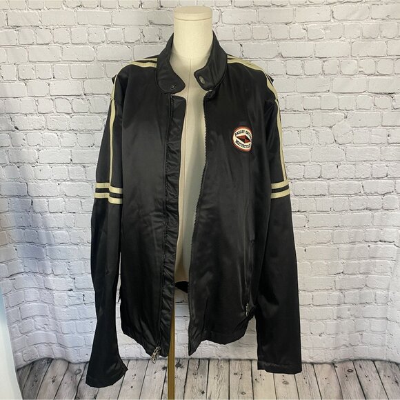 Harley-Davidson Other - Harley Davidson XL Vintage Motorcycle Racing Jacket With Stripes